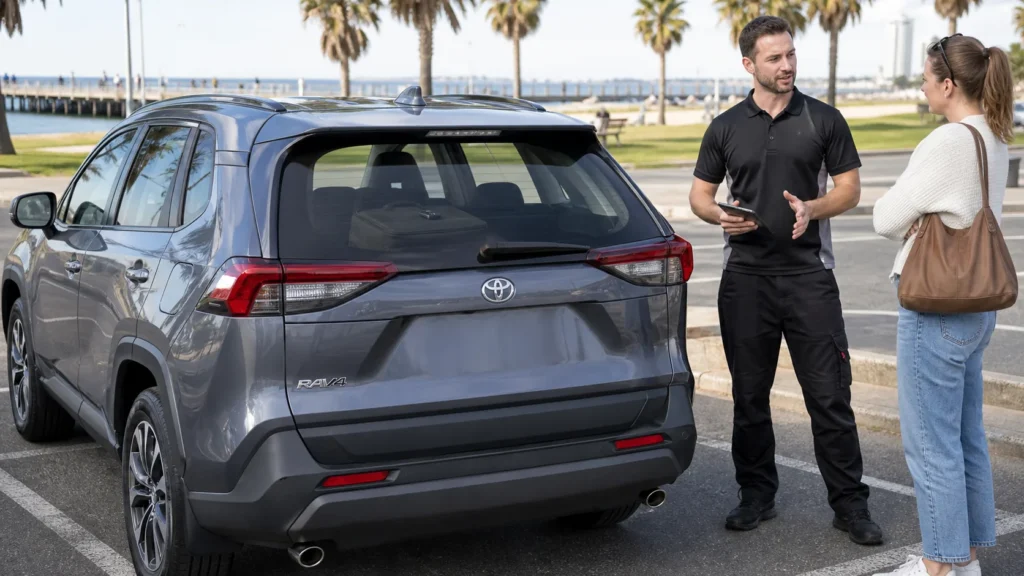 Car keys locked in the boot of a Toyota RAV4 in Melbourne