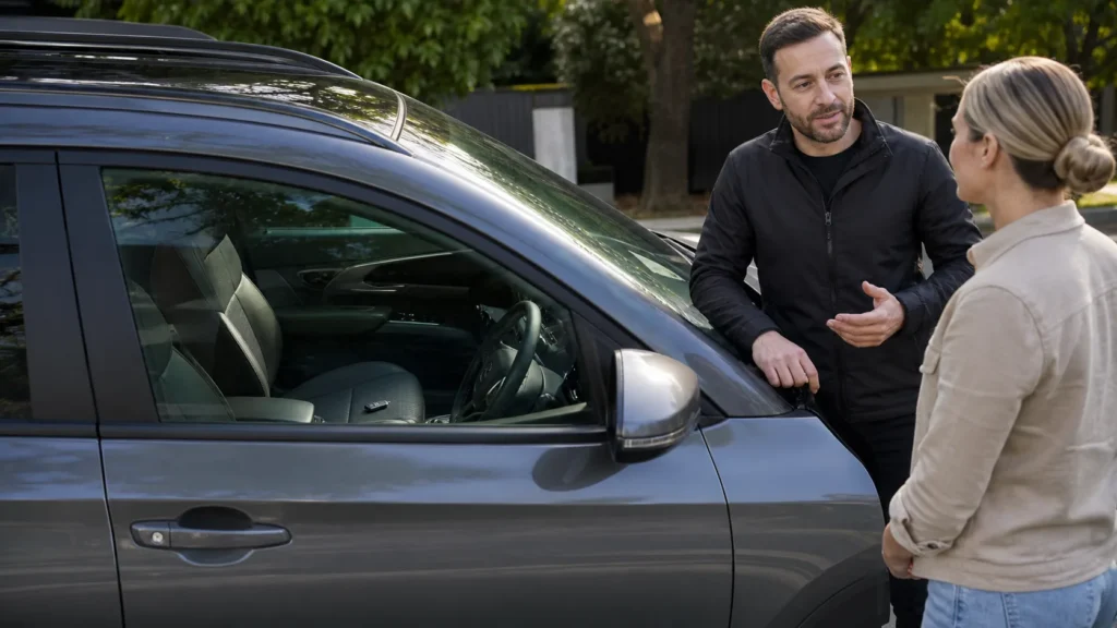 Keys locked inside a Hyundai Tucson with locksmith assistance in Melbourne
